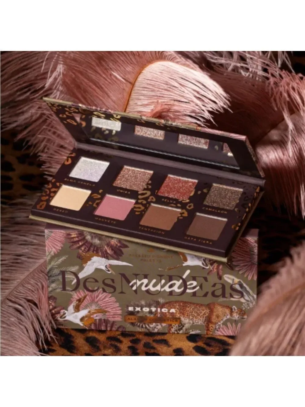 ALAMAR COSMETICS DesNudeAs Exotica Eyeshadow Pressed Pigment Palette 8 Shades